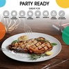 Exquisite Disposable Clear Plastic Knives 50 Pcs - Heavy Duty