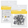 Caianwin Pack of 10 Flange Nuts M10 Nuts DIN 6926