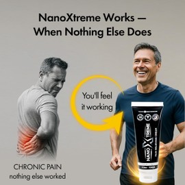 NANOXTREME Pain Relief Cream – Fast-Acting Topical for Muscle, Joint & Nerve Deep-Absorbing, Long-Lasting Formula with Natural Ingredients – Cooling Sensation – 3.3oz Tube – Made in USA