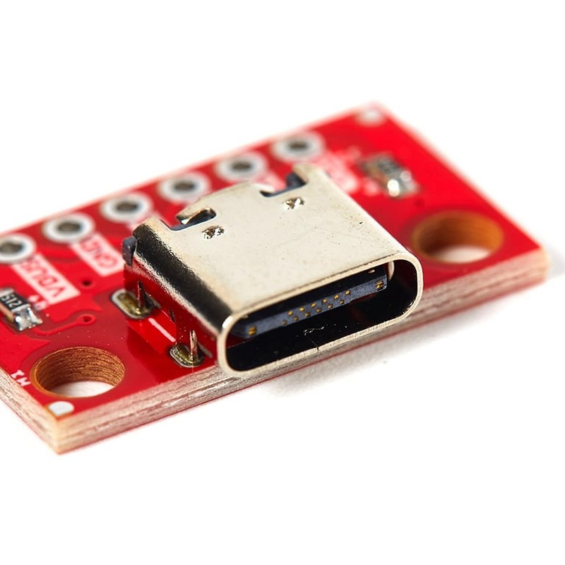 Pack of 5 USB 3.1 Type C Female Breakout Board