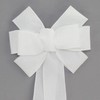 White Rustic Wreath Bow - Package Perfect Bows are Made
