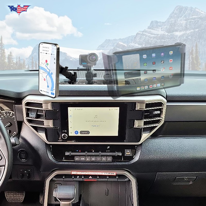 Batdiary for 2025 Toyota Tundra Magnetic Phone Mount Compatible with