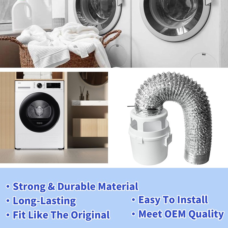 211 Dryer Lint Trap Indoor Dryer Vent Kit Filter Bucket