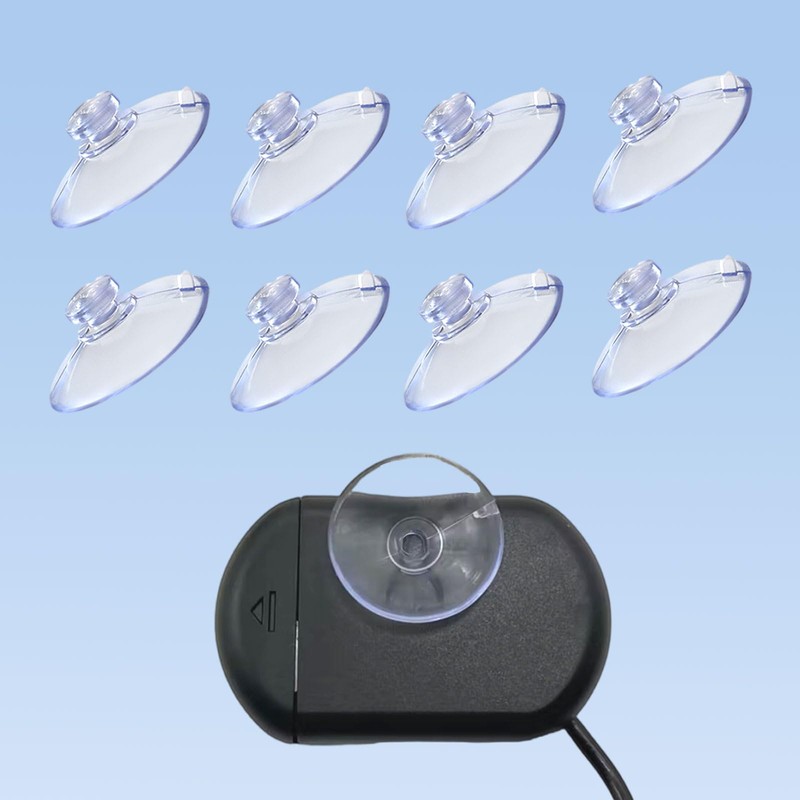 FixItRight 8 Pack Suction Cups for Aquarium Thermometer, Replacement Cups