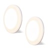 Facon 3.5" LED RV Puck Light Surface Mount - 2Pack,
