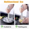 Stainless Steel Muddler Set,Stainless Steel Cocktail Muddler Ice Crusher Masher