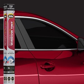 Gila Heat Shield Elite 5% VLT Automotive Ceramic DIY Window Tint Advanced Heat Control Glare Control 2ft x 6.5ft (24in x 78in), Limo Black