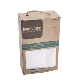 Love N Care Dreamtime and Moonlight Mattress Protector, White2 Count