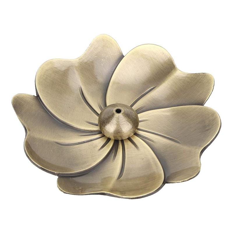 Mini Pure Copper Incense Holder Lotus Flower Incense Burner Coil