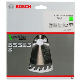 Bosch 2608640597 Circular Saw Blade"Top Precision" Opwoh 6.3inx20mm 36T