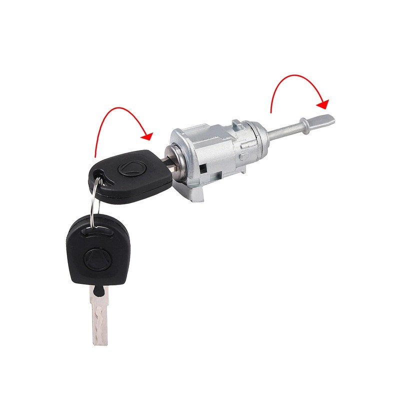 2 pieces door lock cylinder 3B0837167 3B0837168 for VW Lupo