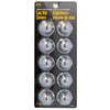 RoadPro RP-33SS10 33mm Stainless Steel Flanged Lug Nut Cover, (Pack
