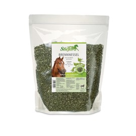 Stiefel Nettle for Horses, 100% Natural Nettle, Positive Effect on Skin, Joints, Kidney Activity & Blood Circulation, Diuretic Effect, Natural Mineral Food, Potassium, 500 g