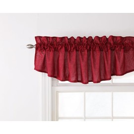 Stylemaster Renaissance Home Fashion Emery Lined Insert Valance, 60-Inch by 16-Inch, Burgundy