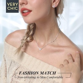 FindChic Women's Heart Pendant with Letter A to Z Book Chain Perfect Gift for Favourite Person Girls Girlfriend Daughter, Stainless Steel