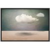 SIGNWIN Framed Canvas Print Wall Art Surreal Cloudy Sky Desert