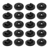 20pcs Magnetic Cable Zip Tie Mounts, 43mm Base Magnetic Wire