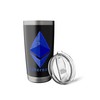 ETH Logo Blockchain T-Shirt Stainless Steel Insulated Tumbler