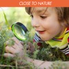 Leffis 2 Pack 10X Magnifying Glass for Seniors & Kids,