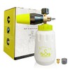 ESP Foam Cannon Snow Foam Lance with 1/4 Standard Quick Connector 4000psi 1 Liter Bottle Adjustable Professional Car Wash Pressure Power Jet Washer Quick Release Nozzle