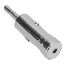 Ymiko Conector de Antena de Radio, Adaptador Macho de Antena de Radio Universal Estéreo ISO a Conector de Mástil de Antena DIN Accesorio para Coche