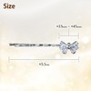 Herbeluemily HM-0177-R03-SVBF Bijou Hair Clip, Bangs Pin, Hair Clip, Bijou