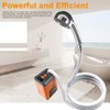 Portable Camping Shower Outdoor Electric Shower Pump Rechargeable Battery Powered