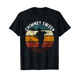 Chimney Sweep Vintage Retro Profession Chimney Sweeping T-Shirt