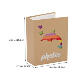 VICASKY Photo Album Multi Pocket Memory Holder for Girl Growth Holds Photos for Keepsakes and Celebrations