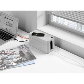 Durable Cavoline Cable Box, Light grey
