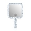 YEAKE Hand Mirror,Double-Sided Handheld 1X/5X Magnifying Mirror with Handle for