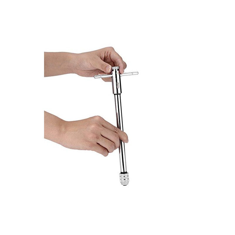 Adjustable T-Bar Handle Ratchet Tap Wrench M3-M8 & M5-M12 For