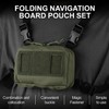 Zhongren Tactical Phone Chest Mount Molle Foldable Navigation Universal Phone