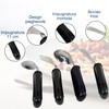 GIMA - Set composto da 4 posate modellabili in acciaio