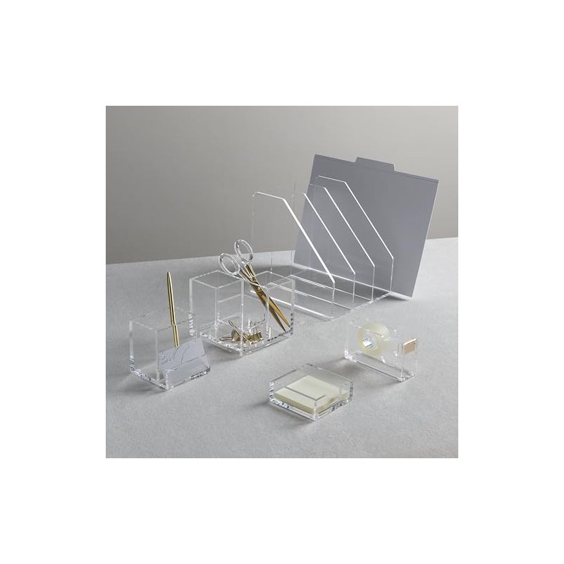 Gartner Studios Acrylic Scissors, Clear and Gold, 7”