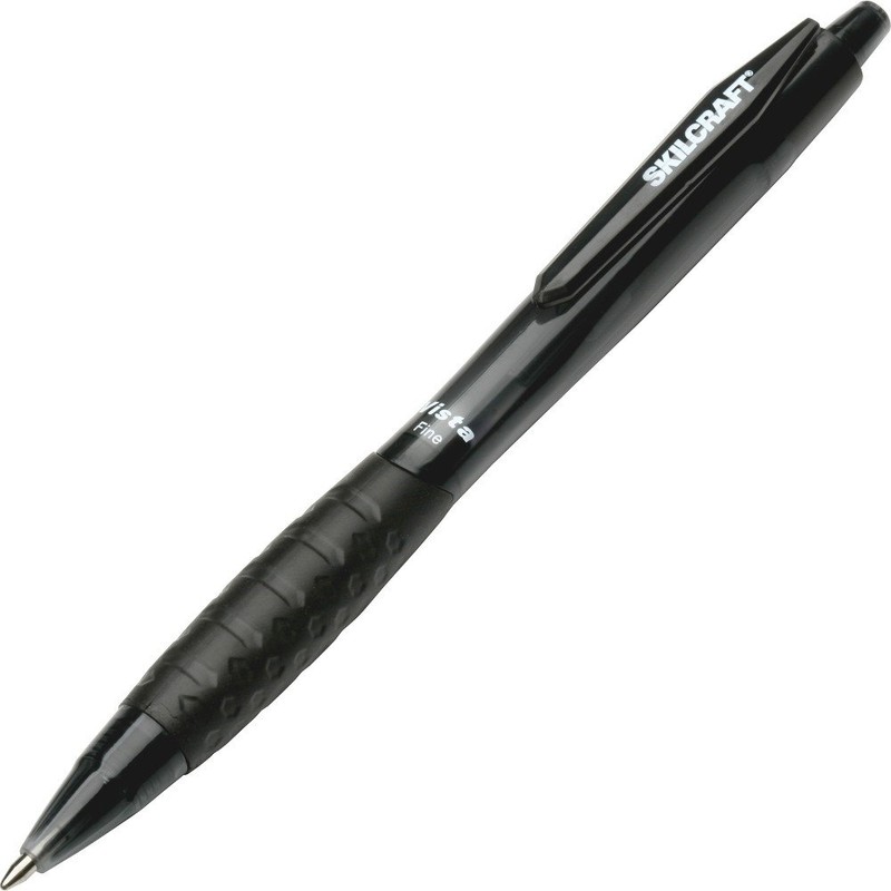 VISTA Ballpoint Pen - Fine Point - Black Ink