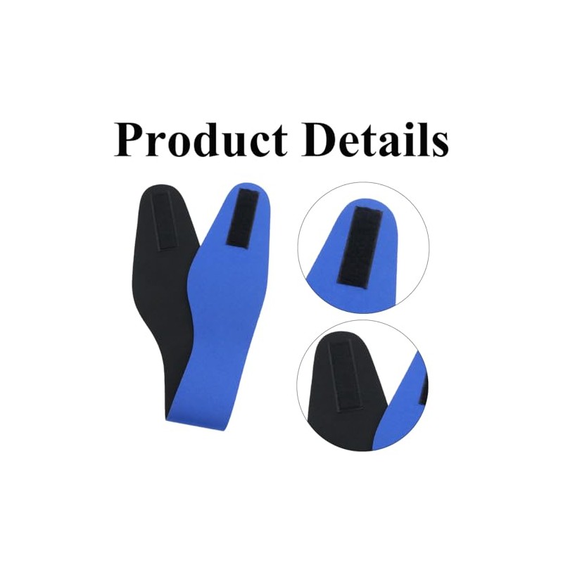 2 Pcs Adjustable Water Proof Swim Headband Waterproof Swim Ear