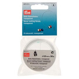 Prym transparent 972211 Deko-Bastelfaden 0,50 mm, Polyester Blend, 14 x 7 x 2 cm
