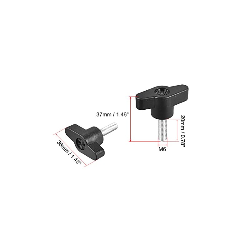 sourcing map Set of 3 Star Screws, Star Head, Star