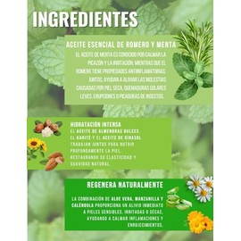 OLEUM VITAE Crema Corporal con Aceites Esenciales de Romero y Menta. Altamente Hidratante. Con Extractos de Caléndula, Aloe Vera y Manzanilla. 250gr