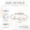 POPLYKE Infinity Heart Bracelets for Women 925 Sterling Silver Birthday