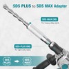 SDS Plus to SDS Max Adapter, Heavy Duty Alloy Steel