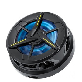 APN Shop (Fan Powered by USB) Rapid Cooling for Smartphone Games, Magnetic Suction Type, Smartphone Cooling Fan, Smartphone Cooler, Smartphone Cooler Pad, Heat Runaway Protection, Equipped with