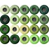 Soft 20 colorsClassic Crochet Thread 20 Pack Bright Chartreuse Gradient