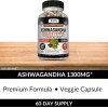 Kaya Naturals Ashwagandha 1300mg, 120 Count Capsules 120 (Pack of