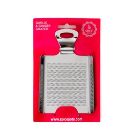 Spice Pots Garlic Grater Ginger Grater - Stainless Steel Grater - Curry Cooking Grater