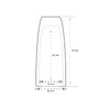 deetech WS-55 Microphone Wind Protection 55 x 26 x 16