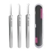 Baratsu precision sebum tweezers blackhead blemish remover 3-piece set, 1 piece / 바라츠 정밀 피지 핀셋 블랙헤드 잡티 제거기 3종세트, 1개