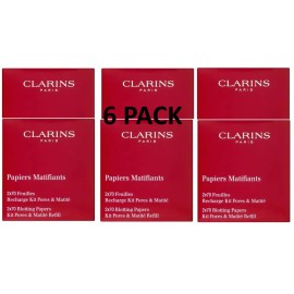 CLARINS Blotting Papers PACK of 6 BRAND NEW IN BOX