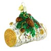 Old World Christmas Yule Log Glass Blown Ornament for Christmas